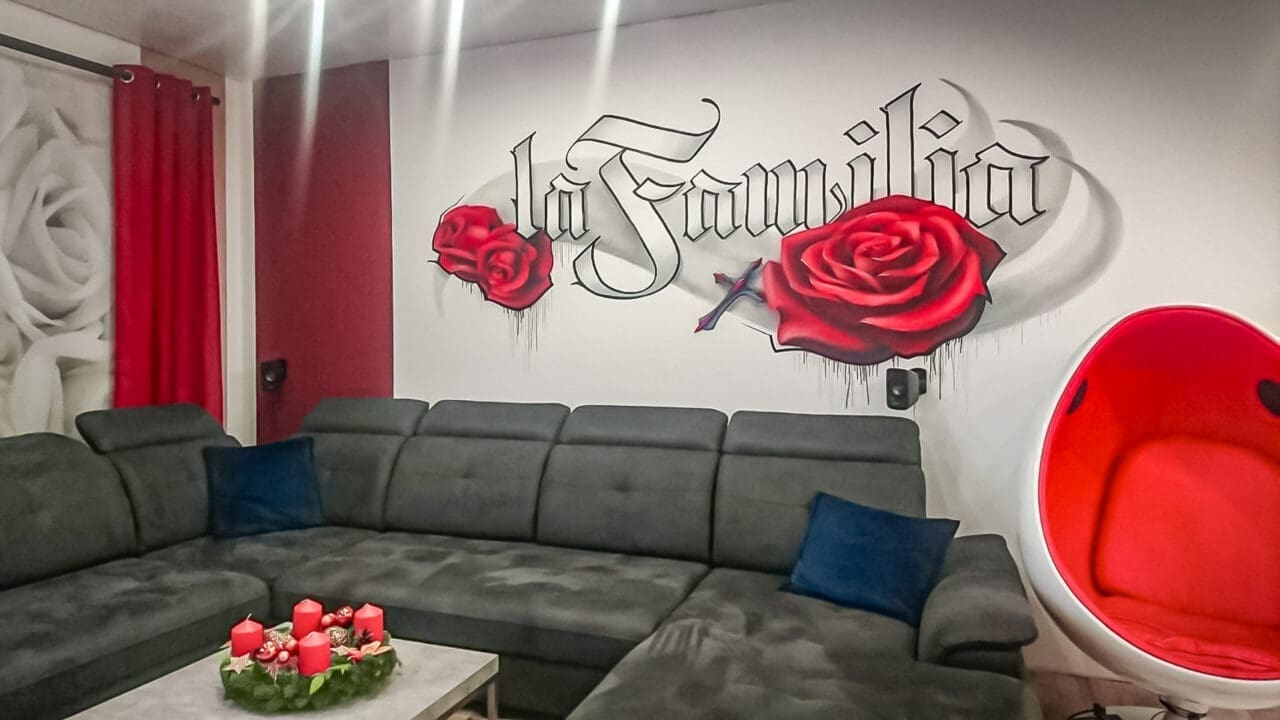 Walltatoo roses