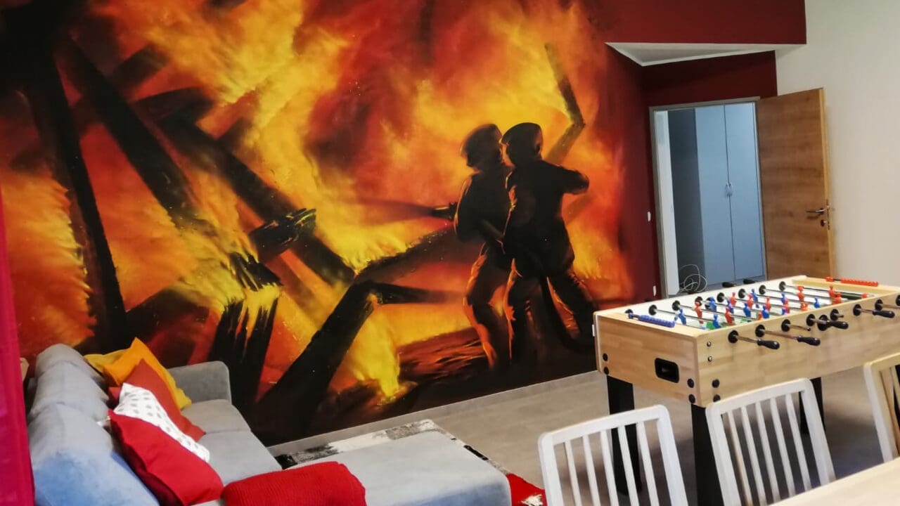 Graffiti Feuerwehr