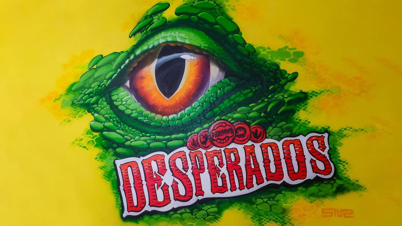 Leguan Eye Desperados Graffiti