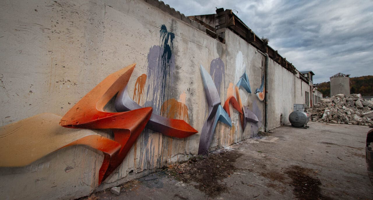 Vogel Graffiti Verlassene Orte