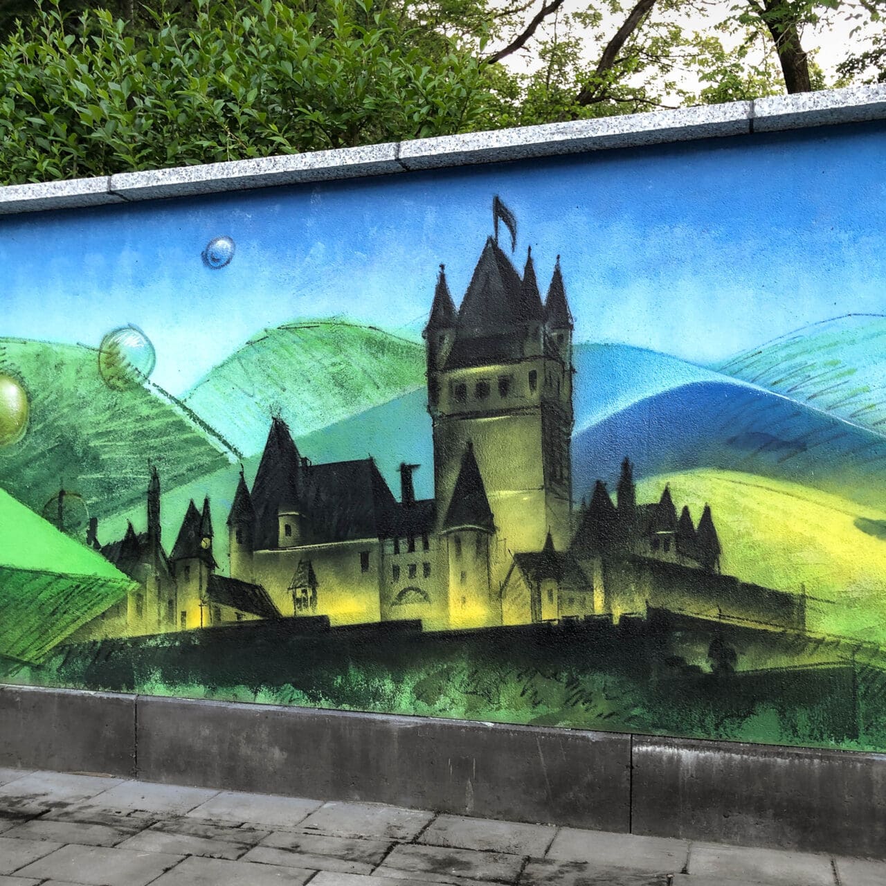 Untermoseltal Wandkunstwerk Panorama-3