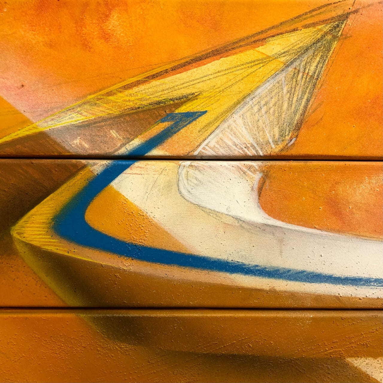 3DGraffiti auf 3 Keilrahmen