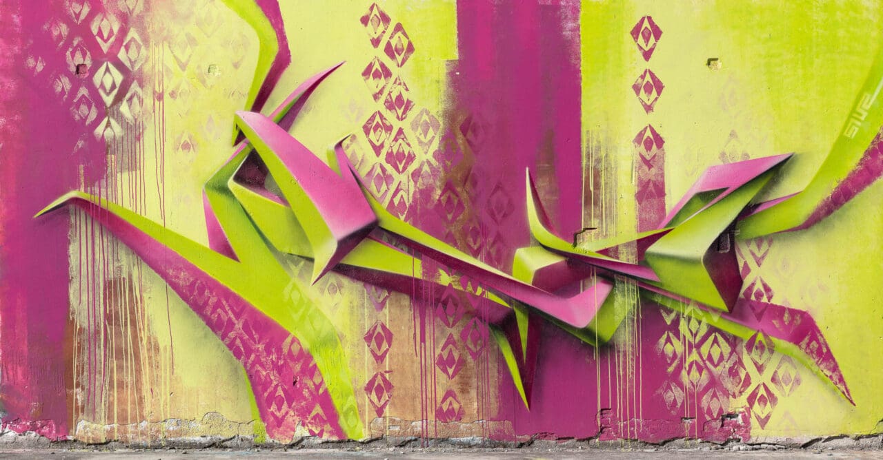 modernist wallpaper pattern graffiti