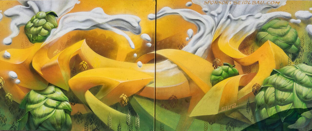 Hopfen und Malz Kunstwerk