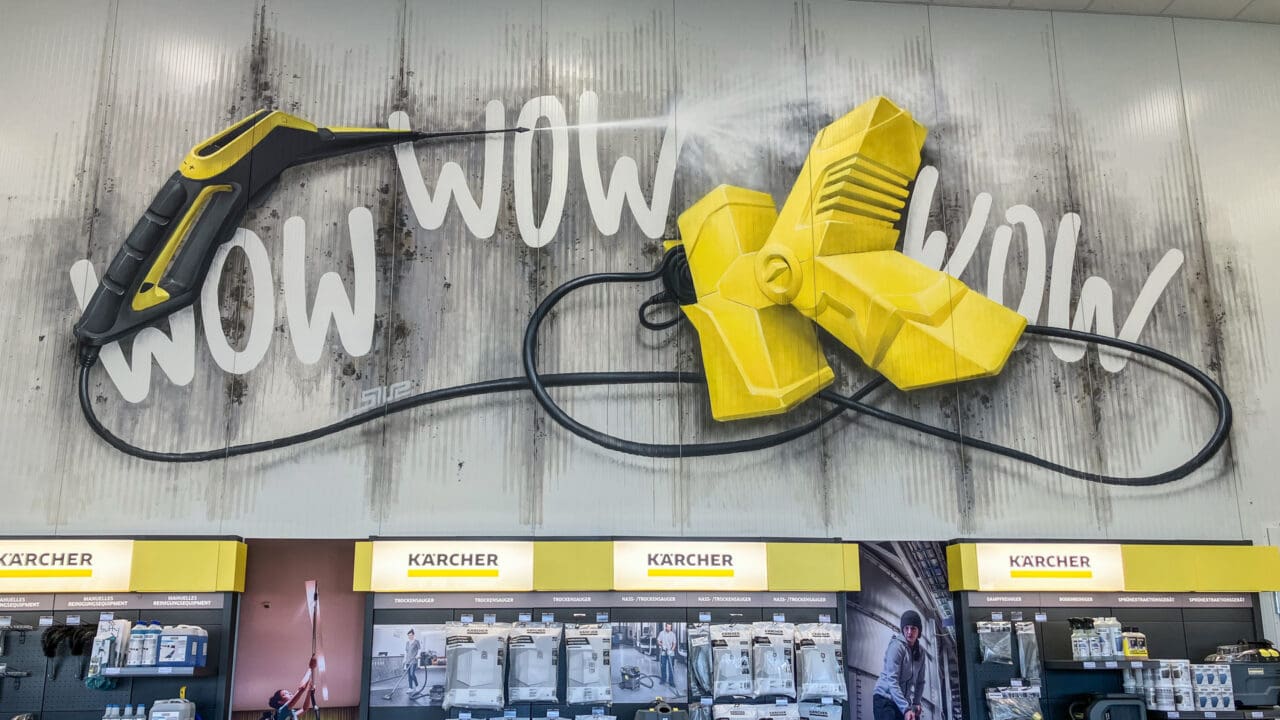 Kärcher 3D Wandbild
