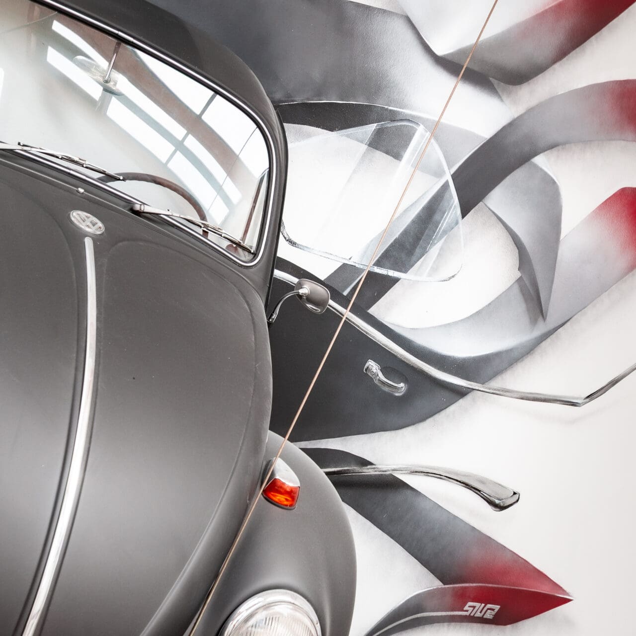 VW Beetle as Wallartwork