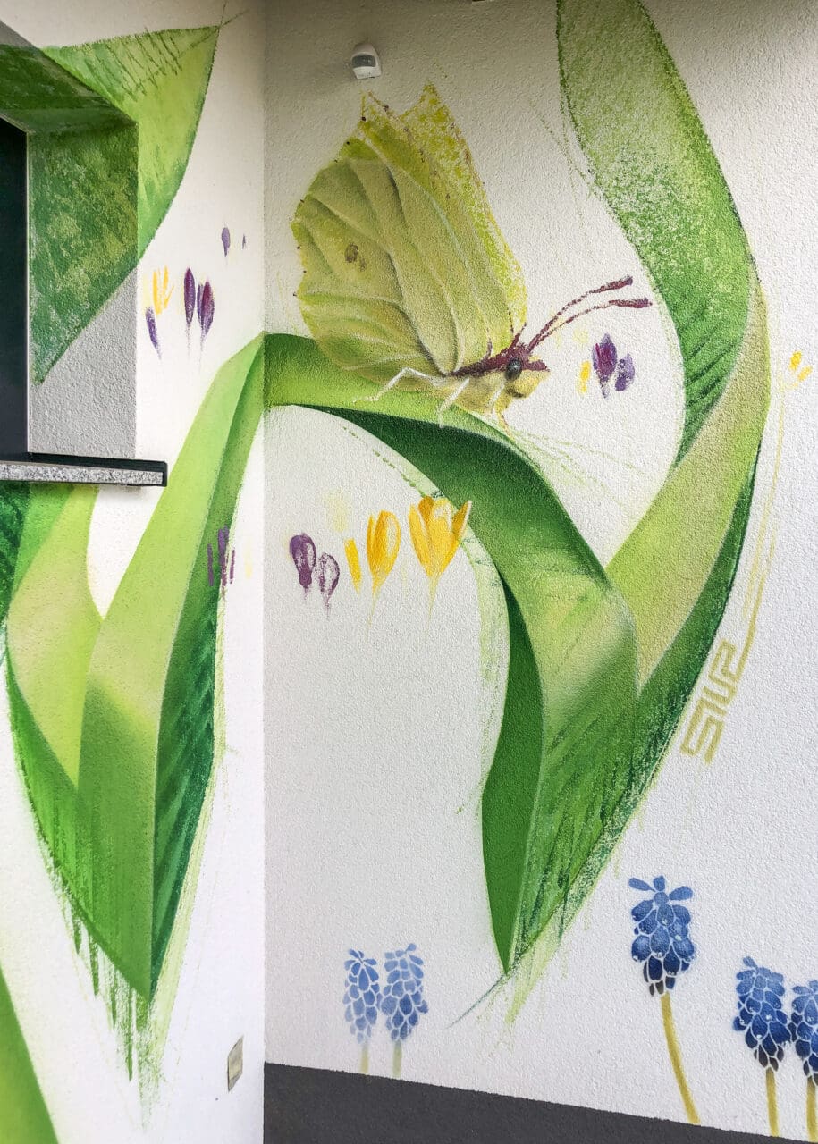 Zitronenfalter Graffiti