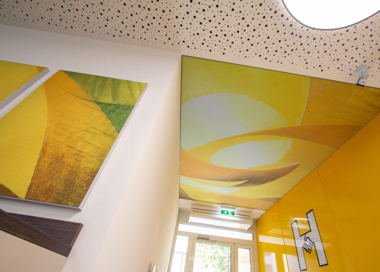 Wandkunst Print Decke Interieur