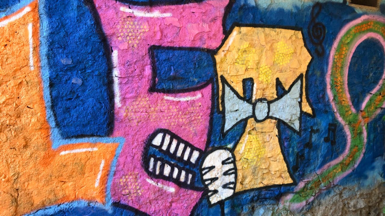 Let´s als Graffiti