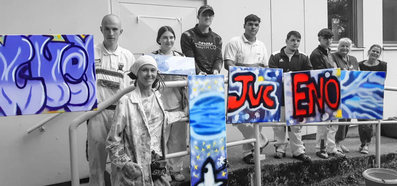 Graffiti Workshop Leinwände