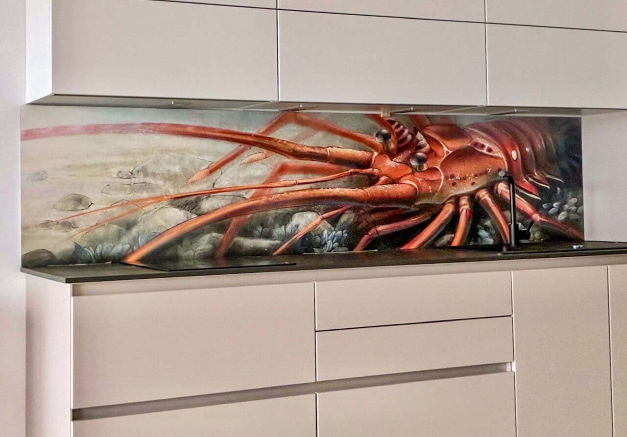 Küchenrückwand Kunstwerk