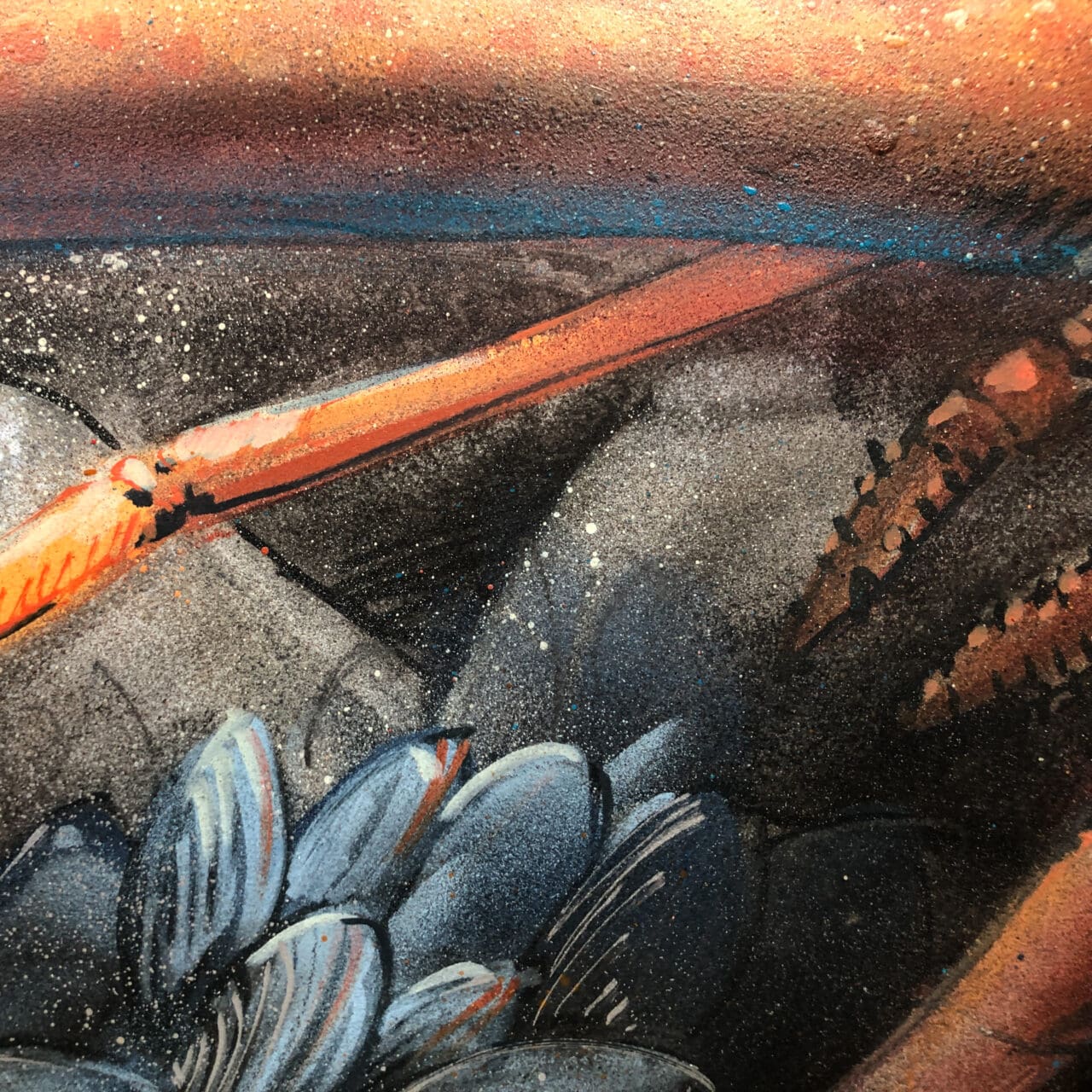 Detail Kunstwerk Languste