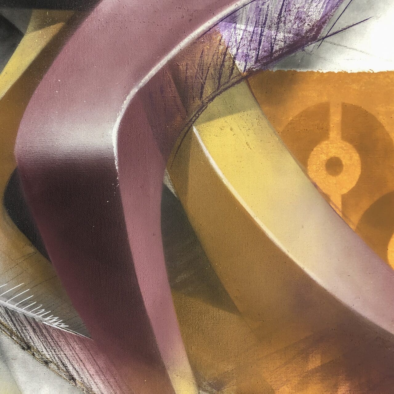 Kunstwerk Stiegenhaus Mehrzweckhalle