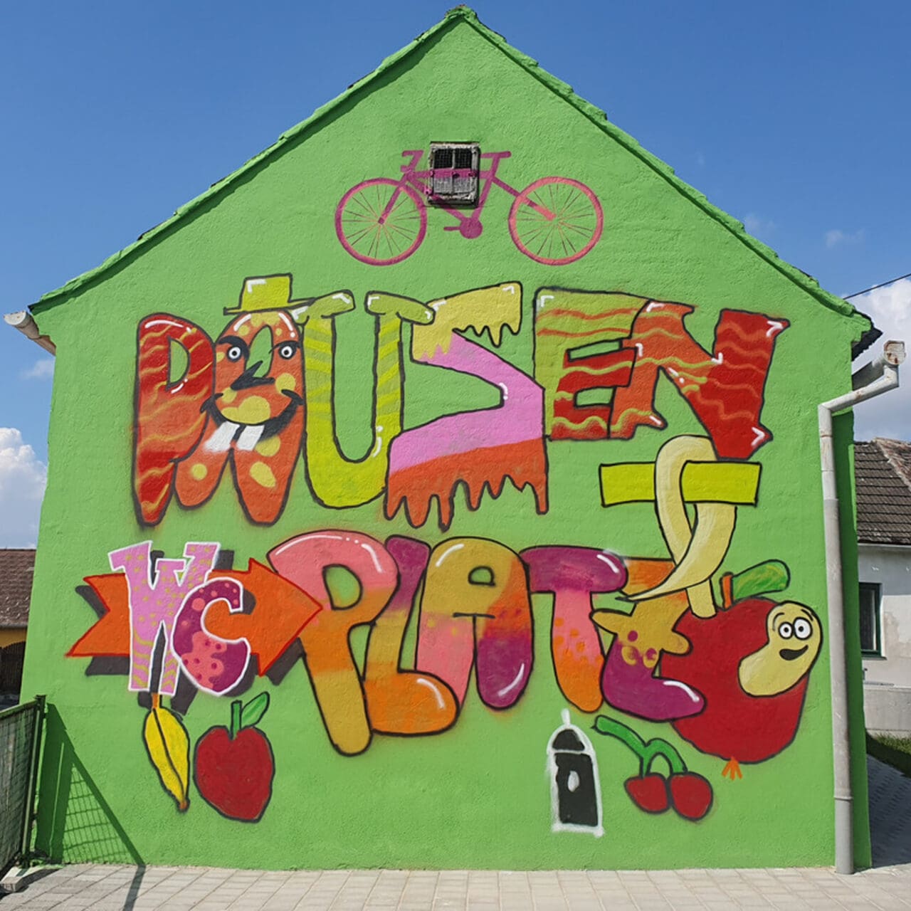 Dorferneuerung Graffiti