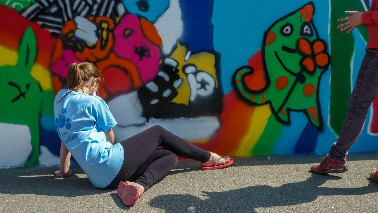 Graffitiworkshop für Schule