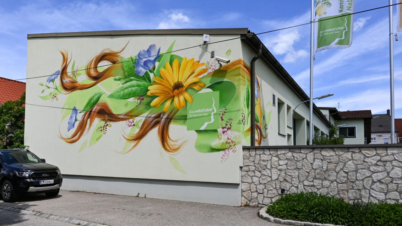 Firmenfassade neu gestaltet
