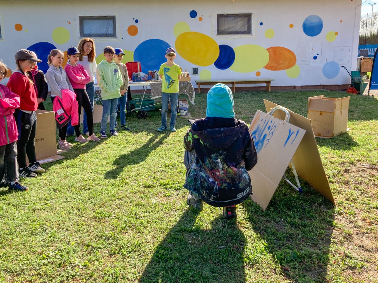 Graffiti Workshop in Mautern