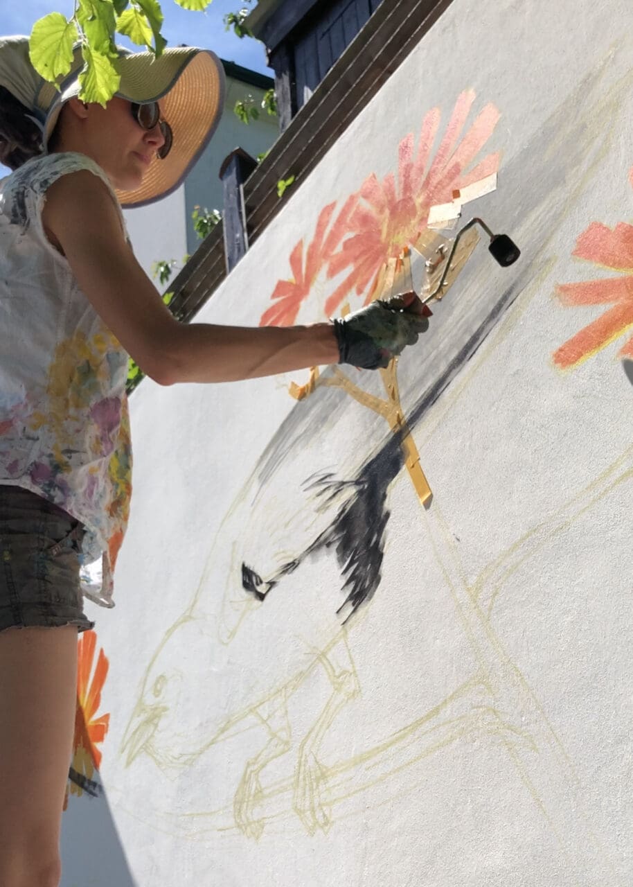 artist at work