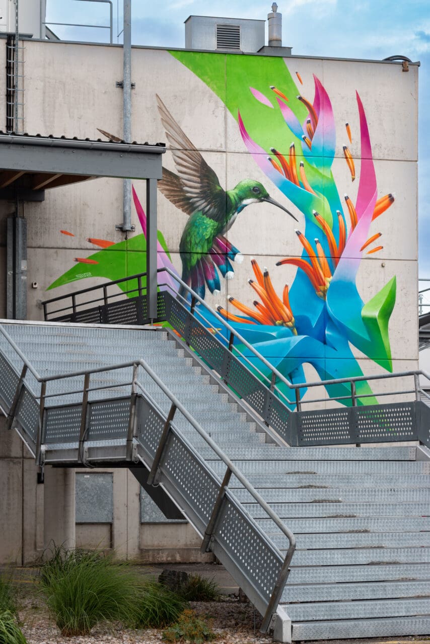 Mural Kolibri Entrance Eventlocation