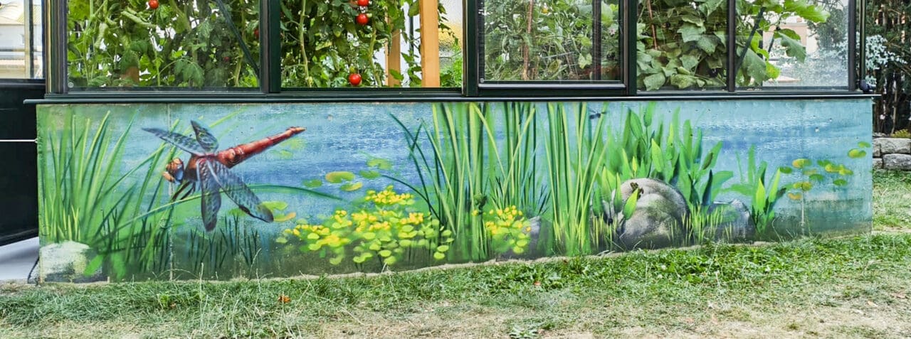 Gestaltung Glashaus