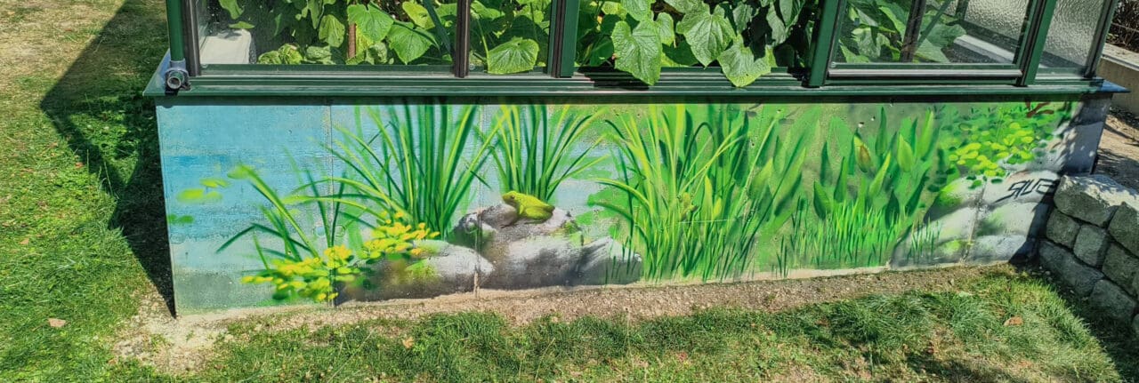 Naturmotiv Betonsockel