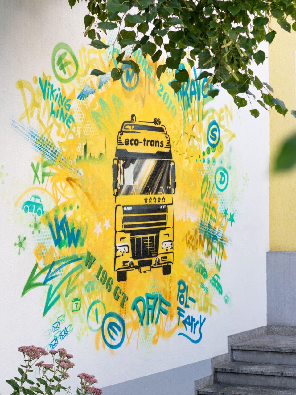 Streetart LKW Stencil